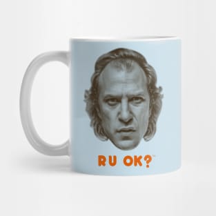 R U OK? - on light background Mug